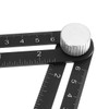 ANCLLO Multi Angle Measuring Ruler 12-side Alloy Angle Finder Template