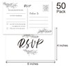 EKSPLODI 50 RSVP Cards, RSVP Postcards, Response Card, Blank RSVP