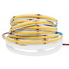 Tesfish LED Strip Light 24 V, Strip COB Warm White