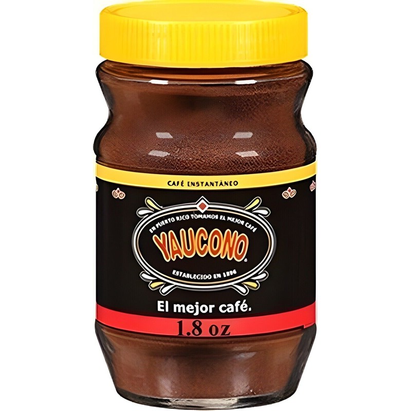 YAUCONO CAFE PUERTO RICAN INSTANT COFFEE MEDIUM GROUND YAUCONO 1.8