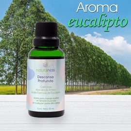 Naturalness - Aceite relajante para masaje "Descanso Profundo" - Tamaño 30ml - A base de extractos herbales y Aceites esenciales 100% naturales.