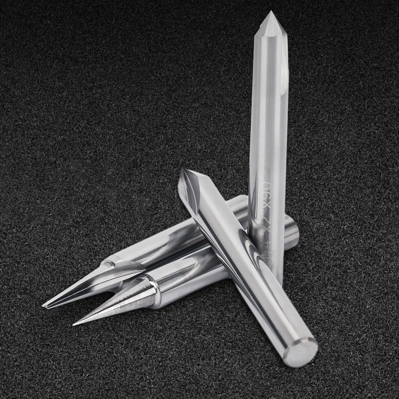 Engraving CNC Wood Carving Router Bit 1/4 Shank 15°/20°/60°/90° Engraving
