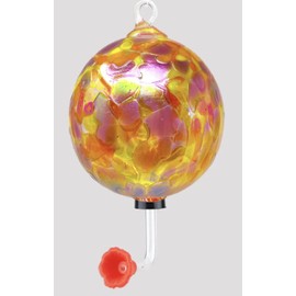 Glass Eye Studio Hummingbird Feeder Sunset Beauty