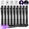 Unbranded Lot 1-10X UV Ultra Violet LED Flashlight Blacklight Light