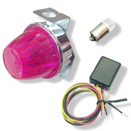 MiHaruTsu Firefly Lamp, Firefly Lamp, LED Explosion Lamp, Runaway Tribe, Old Car Accessory, (Purple)