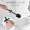BGL Freestanding Aluminium Toilet Brush with Holder for Bathroom Storage