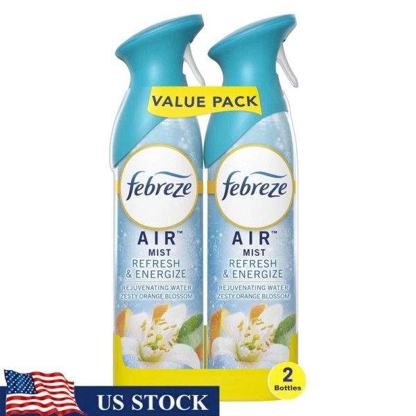 Unbranded Odor Fighting Air Freshener Spray Room Mist Refresh Energize