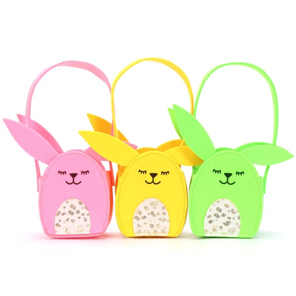 Epokus Pack of 3 Easter Bags for Filling, Easter Gift