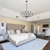 CWarmozy Farmhouse Chandelier 8 Lights Black Modern Chandelier Light Fixture