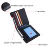 AdiStylinno Men’s Leather Wallet, RFID Blocking Bifold Men’s Wallets Bussiness