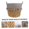 Alipis 1Pc Hand Woven Woven Fruit Basket Simple Decorative Vegetable