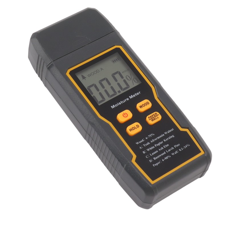Moisture Detector Multifunctional 4 Modes Digital Moisture Meter with LCD