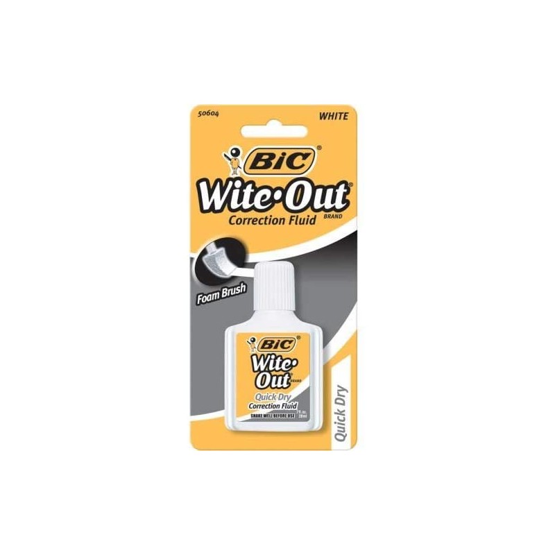 Wite Out Quick Dry Correction Fluid, 0.7 FL oz (Pack