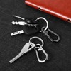 Yolev 2PCS Key Ring Keychain Keyrings Metal Keychain Clip Key