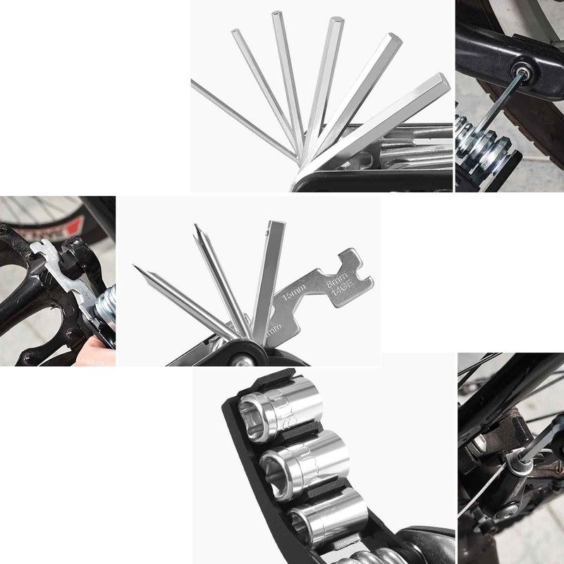 Multi Bike Pocket Tool, Multifunction Bicycle Tool Set, Bicycle Repair