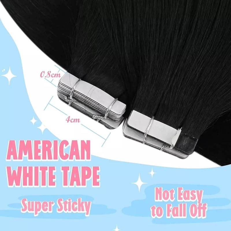 sunny hair Extensiones De Cabello Humano 22in #1b (off Negro)