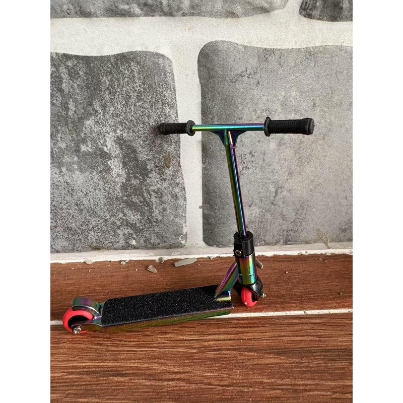 LEEFAI Metal Finger Scooter Alloy Pro Finger Stunt Scooter-Solid Metal