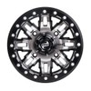4/137 Tusk Teton Beadlock Wheel 14x7 5.0 + 2.0 Machined/Black