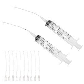 Thoquene 2 x 10 ml syringes with 10 pieces hose set, young birds feeding syringes, pigeons button cannula