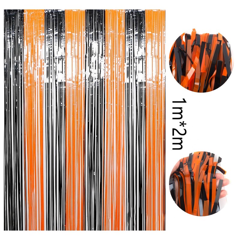 SSKHE Halloween Party Decorations, Photo Booth Props Party Backdrop, 3PCS