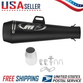 Gearzaar Motorcycle Exhaust Muffler Pipe M4 DB Killer Slip On Exhaust For GSXR 750 YZF R6