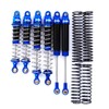 RCAWD Aluminum Shock Absorbers with Spare Springs Front Rear 6pcs