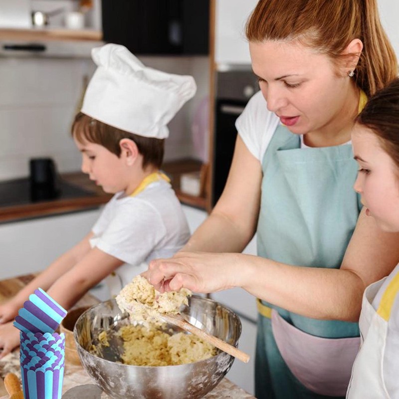 Bertacy Vasos desechables de calidad para magdalenas (100 unidades)