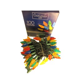 Celebrations LED 100 In/Outdoor MULTI - FACETED -C6, Light String, SKU 9045608