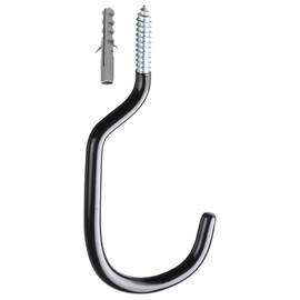 Wall and Ceiling Hooks - XL – Black – 20