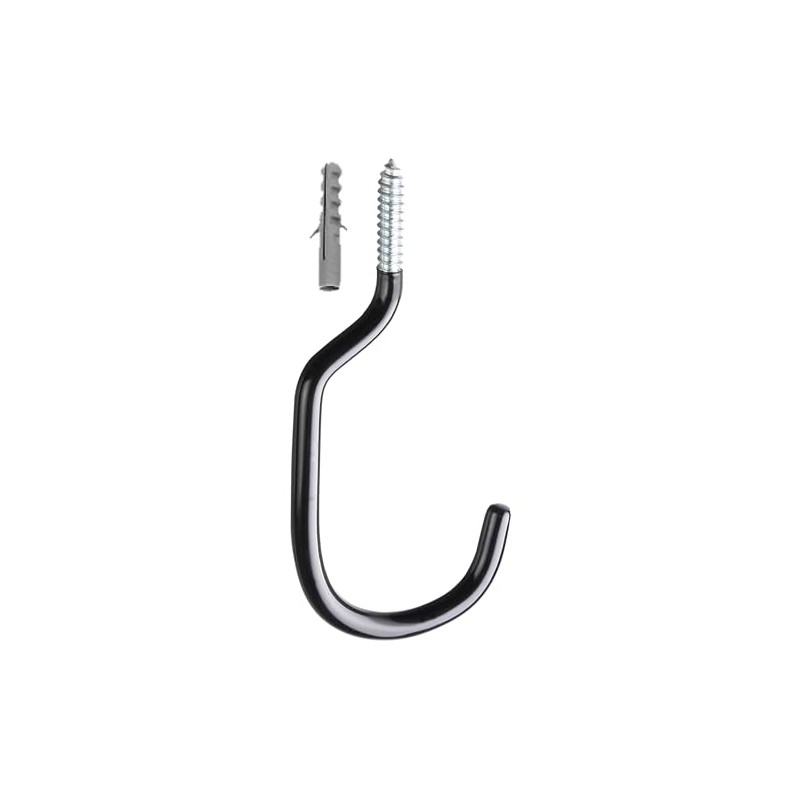 Wall and Ceiling Hooks - XL – Black – 20