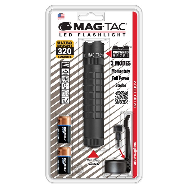 MAG-LITE SG2LRA6 Magtac LED Crown Bezel, Black