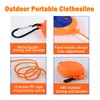 QeeHeng Camping Retractable Clothesline Portable Travel Clothes Line Adjustable 26ft