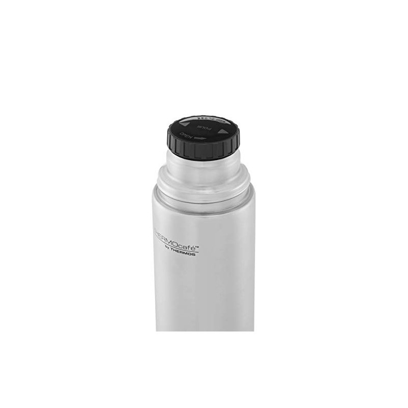 Thermos Thermo Cafe S/S Flask - 181109, Silver, 0.5 Litre
