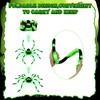 1 Pack 8 Modes 6.7 FT(Wide) Halloween Giant Spider,Light up