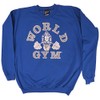 World Gym W801 Sweatshirt - Classic Logo (XX-Large, Royal)