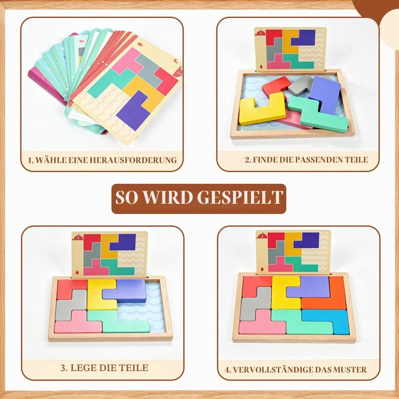 Dementia Employment for Seniors, Wooden Memory Training Game