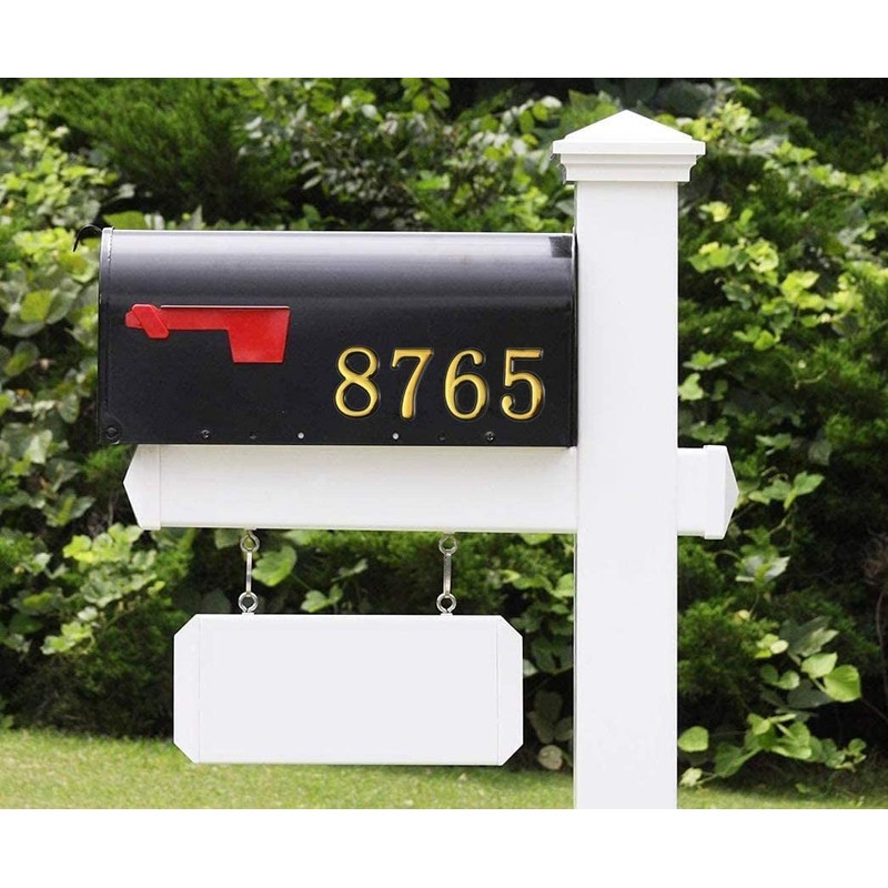 MIUPOO Mailbox Numbers 0-9, Door Address Number Stickers for House/Apartment/Floor,10