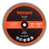 TOYAKI 10-Inch Miter Saw Blade, 120-Tooth Fine-Finish Professional Woodworking Saw