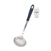 Takagi Stainless Steel Holed Ladle, Medium Dark Brown, Full Length