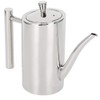 Natudeco Oil Pot Kitchen Oil Bottle Stainless Steel Dustproof Leak-proof