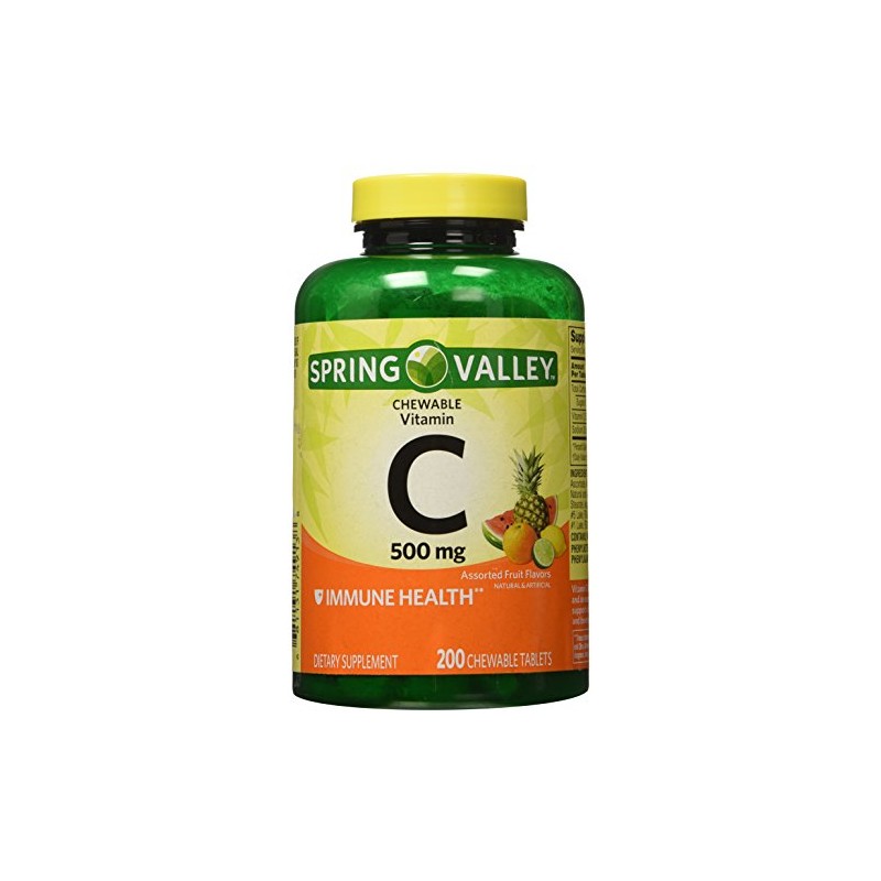Spring Valley - Vitamin C Multiple Fruit Flavors 500 mg,