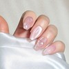 [Glass Bead Magnetic Nail] Mongul Heart Handmade Nail Tips Soft
