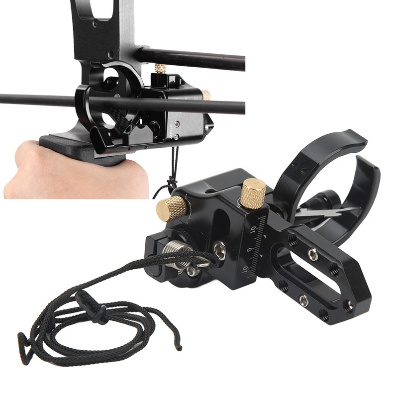 Drop Away Arrow Rest Aluminum Alloy Resin Black Adjustable Shooting