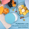 2 Pack Silicone Replacement Lids Only Fit for Pyrex 7401-S