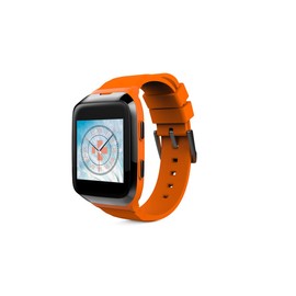 MyKronoz KRZESPLASH2-ORANGE-BLACK Smart Watch IP66 (Call, SMS, Pedometer, Sleep Measurement, Heart Rate, iOS/Android) Black/Orange