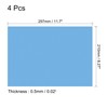 sourcing map Pack of 4 Colour Films Gel Coloured Film