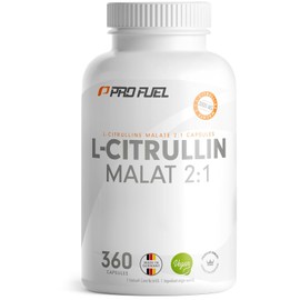 L-Citrulline Malate Capsules 360x - with 3000 mg L-Citrulline Malate per Daily Serving (4 Capsules) - Citrulline Malate in the Ratio of 2:1 - Laboratory Tested with Certificate - 100% Vegan - Supply