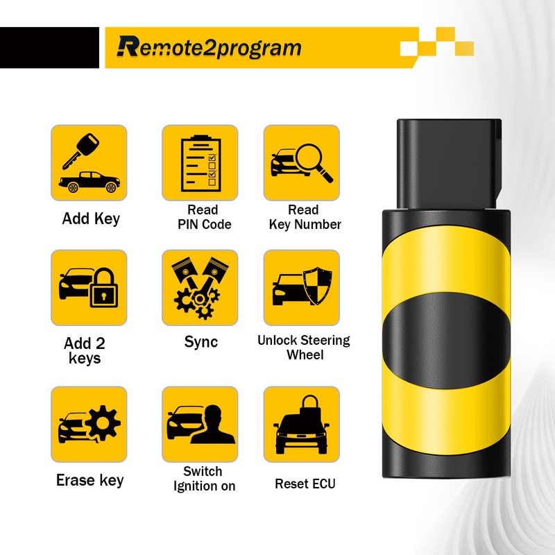 Remote2program Self Programming Smart Keyless Entry Car Key Control for