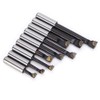 9Pcs Boring Bar Set 12mm F1 Type High Speed Steel