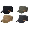 HUA YANG Army Cap Men's Cotton Military Hat Adjustable Baseball